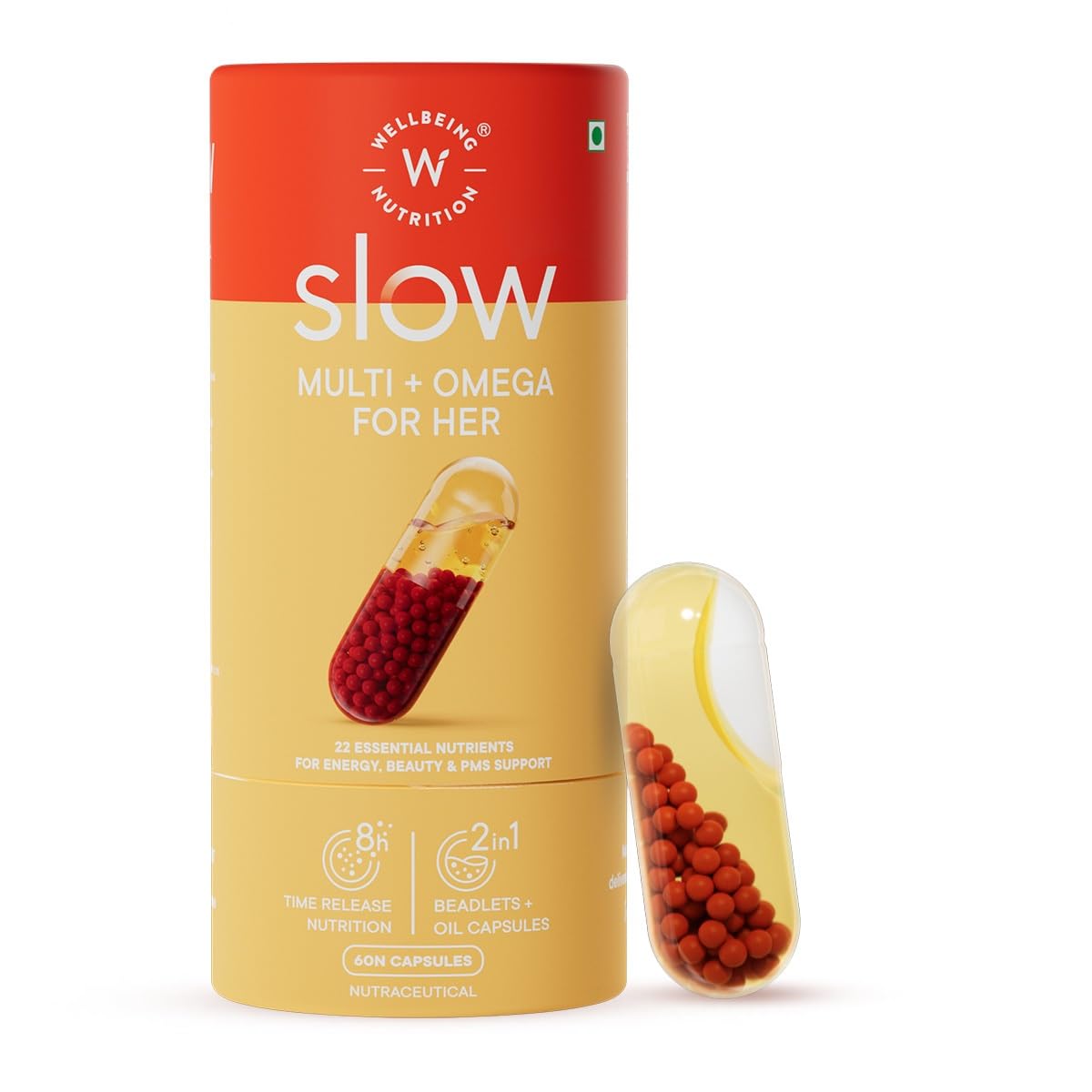 Wellbeing Nutrition Slow | Multivitamin for Her (60 Capsules)
