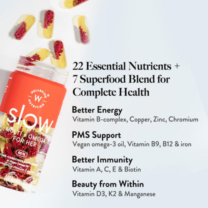 Wellbeing Nutrition Slow | Multivitamin for Her (60 Capsules)